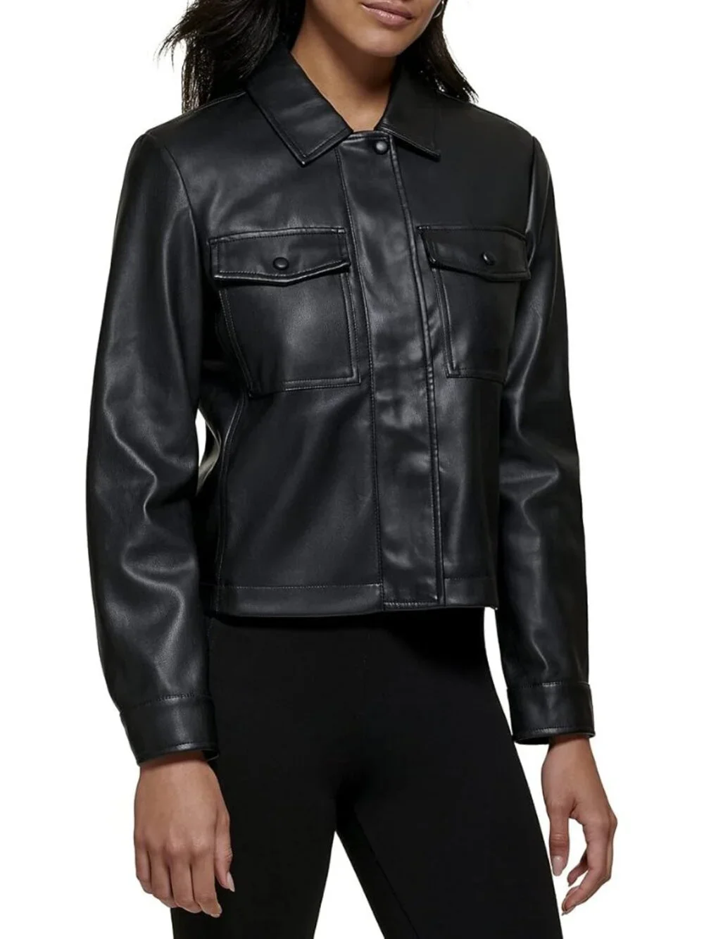Dkny cropped faux